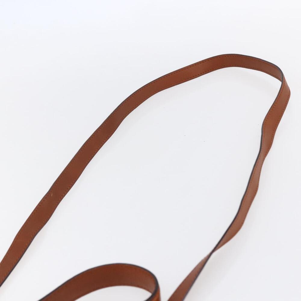 CELINE Hand Bag Leather 2way Brown gold Auth mr1643 - Picture 14 of 16